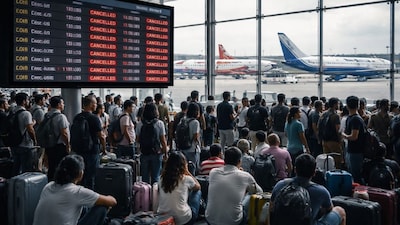 West Asia Conflict: 2,325 Flights Cancelled, 16,000 Stranded; Indian Aviation Faces Major Disruption