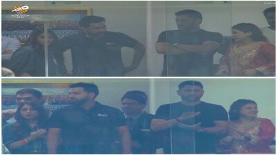 Dhoni, Rohit Share Touching Moment at T20 World Cup Semis; India Posts 253/7