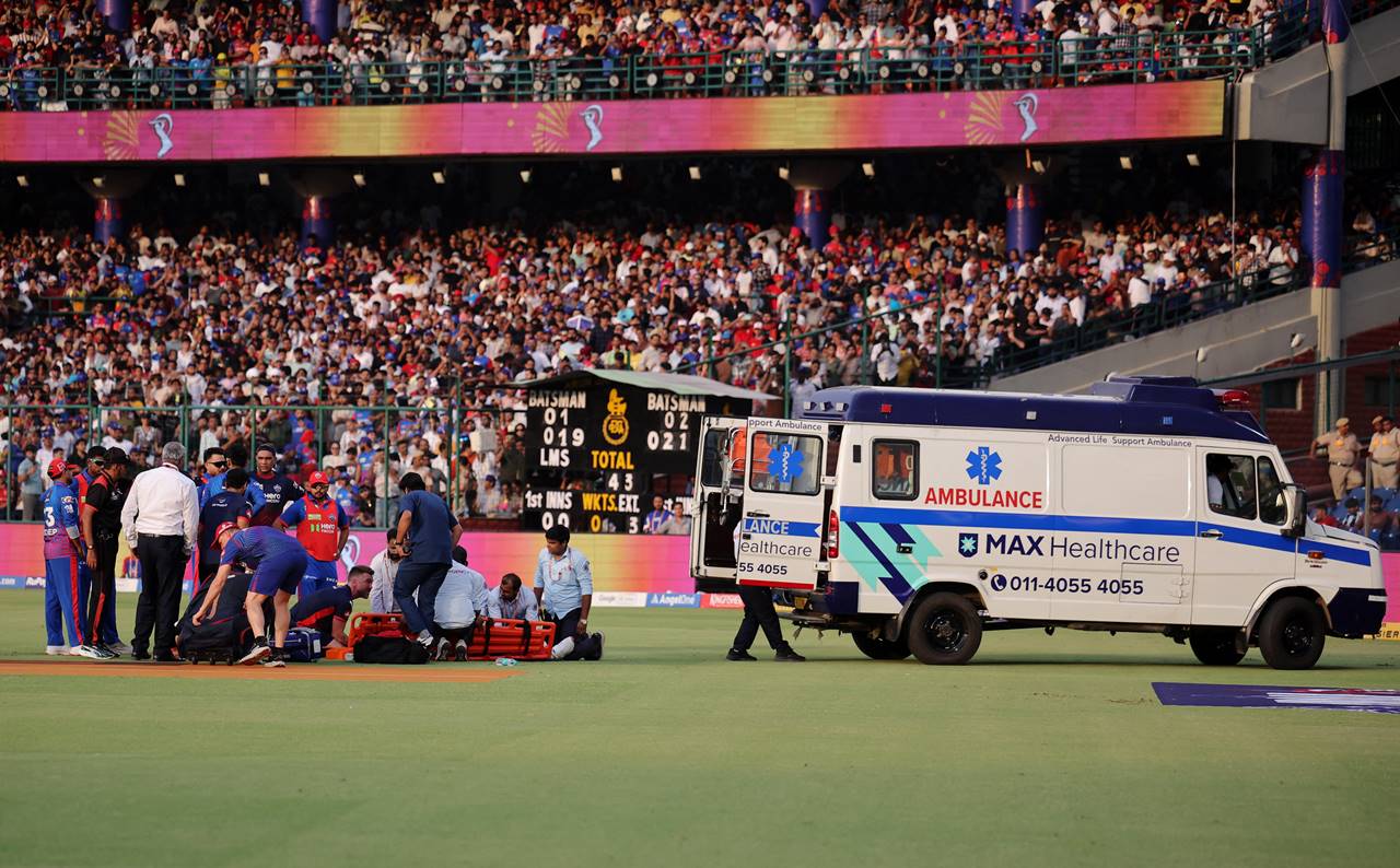 Lungi Ngidi in hospital after banging his head into field during Delhi Capitals vs Punjab Kings match