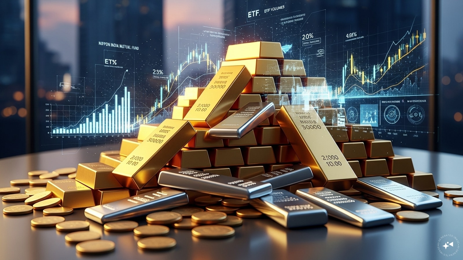 Nippon India Mutual Fund accounts for over half of Akshaya Tritiya gold, silver ETF volumes