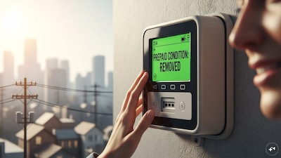 CEA removes mandatory prepaid condition for smart meters. (Image AI generated)