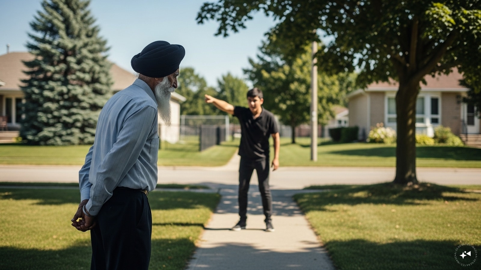 The Weight of a Turban on a Brampton Sidewalk