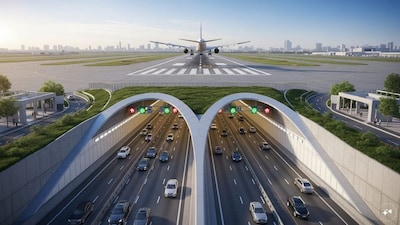 बेगमपेट हवाई अड्डे के रनवे के नीचे 600 मीटर की छह लेन वाली सुरंग को जल्द मिलेगी मंजूरी.