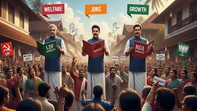 Kerala Elections 2026: Welfare, jobs and growth take centre stage in manifesto battle. (Image AI generated)