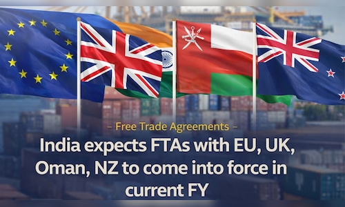 India expects FTAs with the EU, UK, Oman, NZ to come into force in current FY