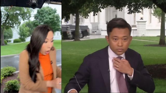 Watch | Reporters take cover after gunshots heard near White House