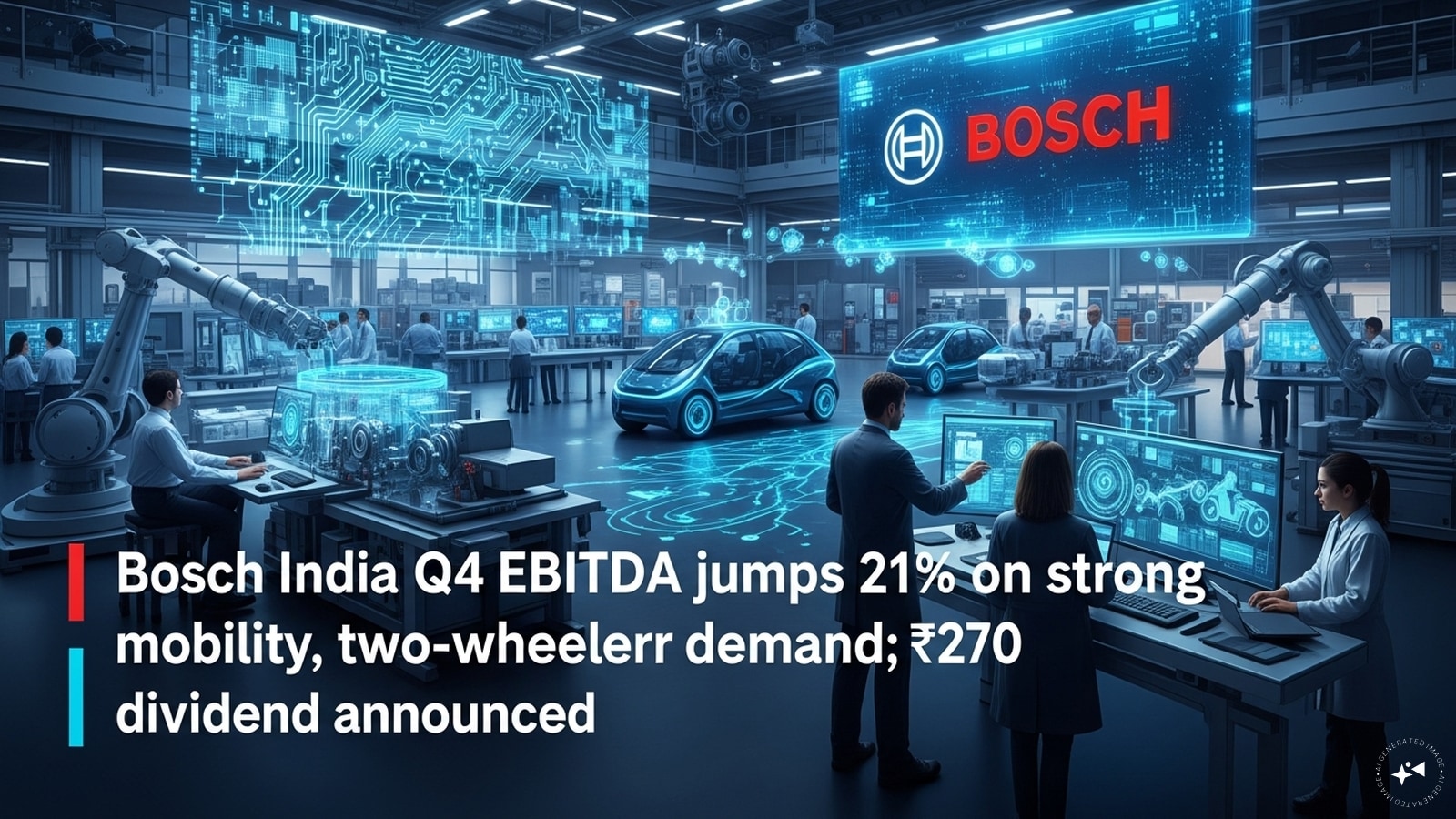 Bosch India Q4 EBITDA rises 21% on mobility growth; ₹270 dividend declared