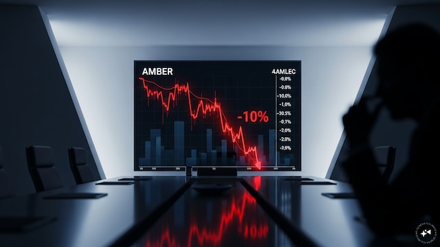 Amber Enterprises shares fall 10% after management guides for margin pressure