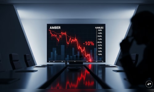 Amber Enterprises shares fall 10% after management guides for margin pressure