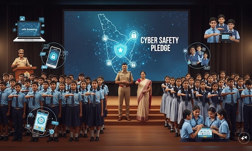 Kerala launches statewide cyber safety pledge for students on school reopening day