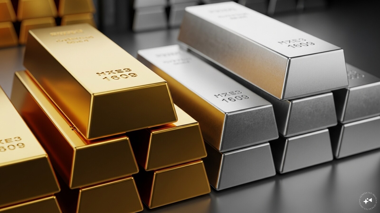 Gold rises over 1%, silver jumps 2% as oil prices ease