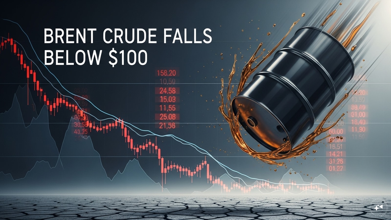 Crude oil prices fall over 5% on US-Iran negotiations; Brent below $100