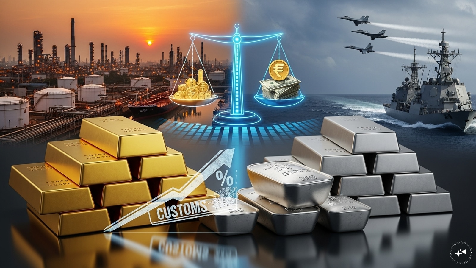 India prioritises forex for crude, defence imports as govt hikes gold, silver duty