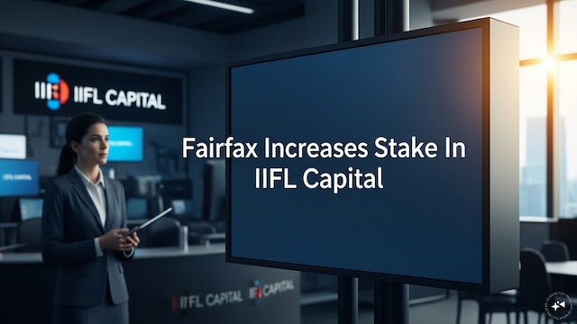 IIFL Capital shares jump after Fairfax India unit buys controlling stake, triggers open offer