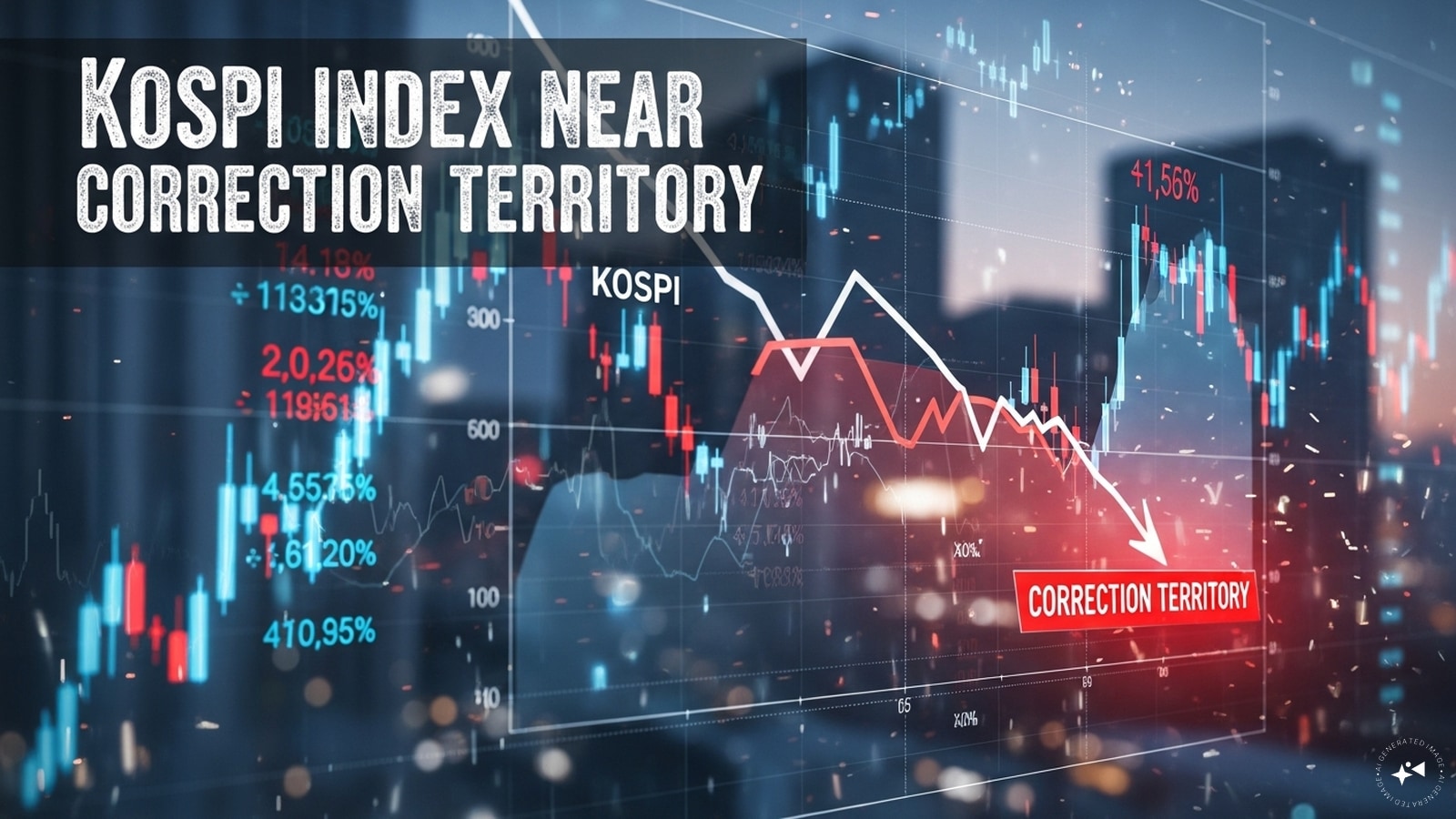 From record high to 'correction territory' in two sessions: Korea's KOSPI extends sell-off