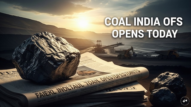 Coal India shares fall 6% after Offer For Sale opens today; Check discount and other details Coal India shares fall 6% after Offer For Sale opens today; Check discount and other details