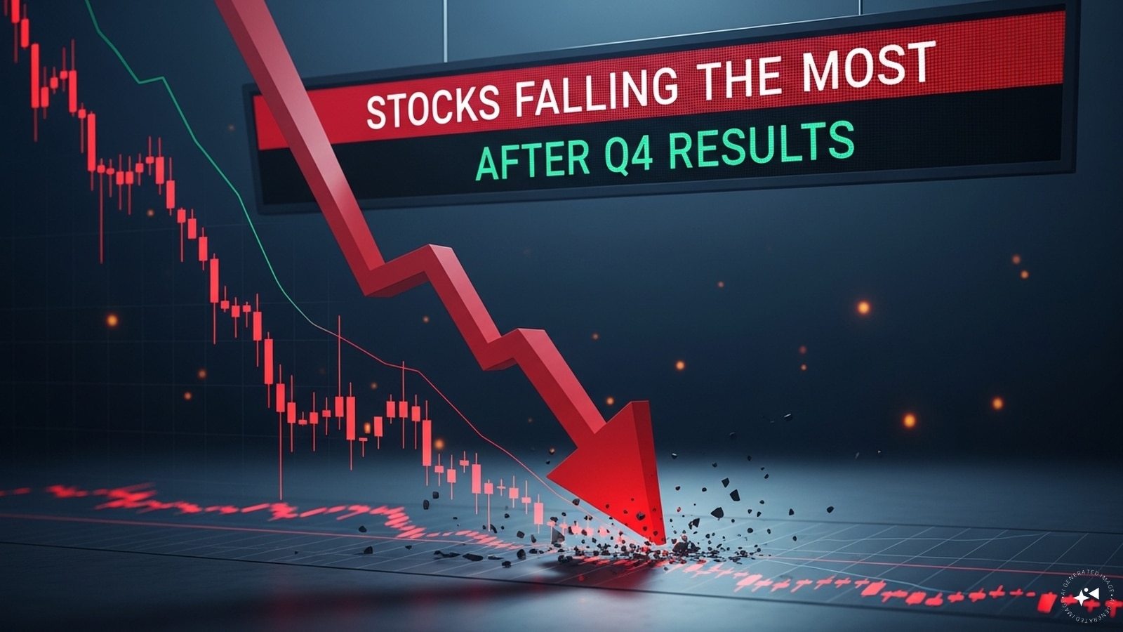 Stock Crash: The names seeing the biggest fall after Q4 results on Monday
