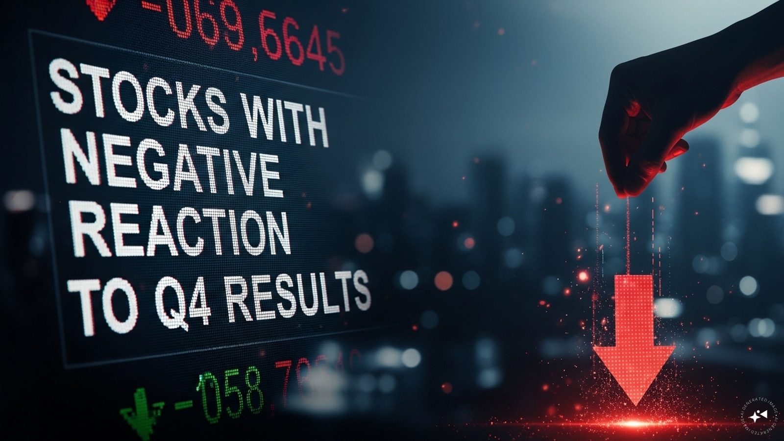 Five stocks seeing the biggest fall after their Q4 results on Friday