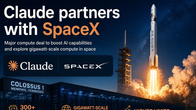 Anthropic ties up with SpaceX to get more computing power and handle ...