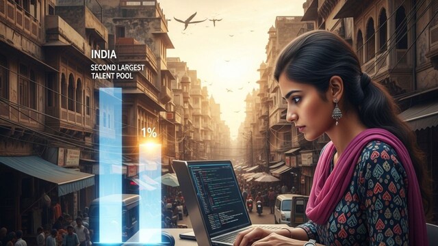 India’s AI paradox: world’s second-largest talent pool, but just 1% of private AI investment