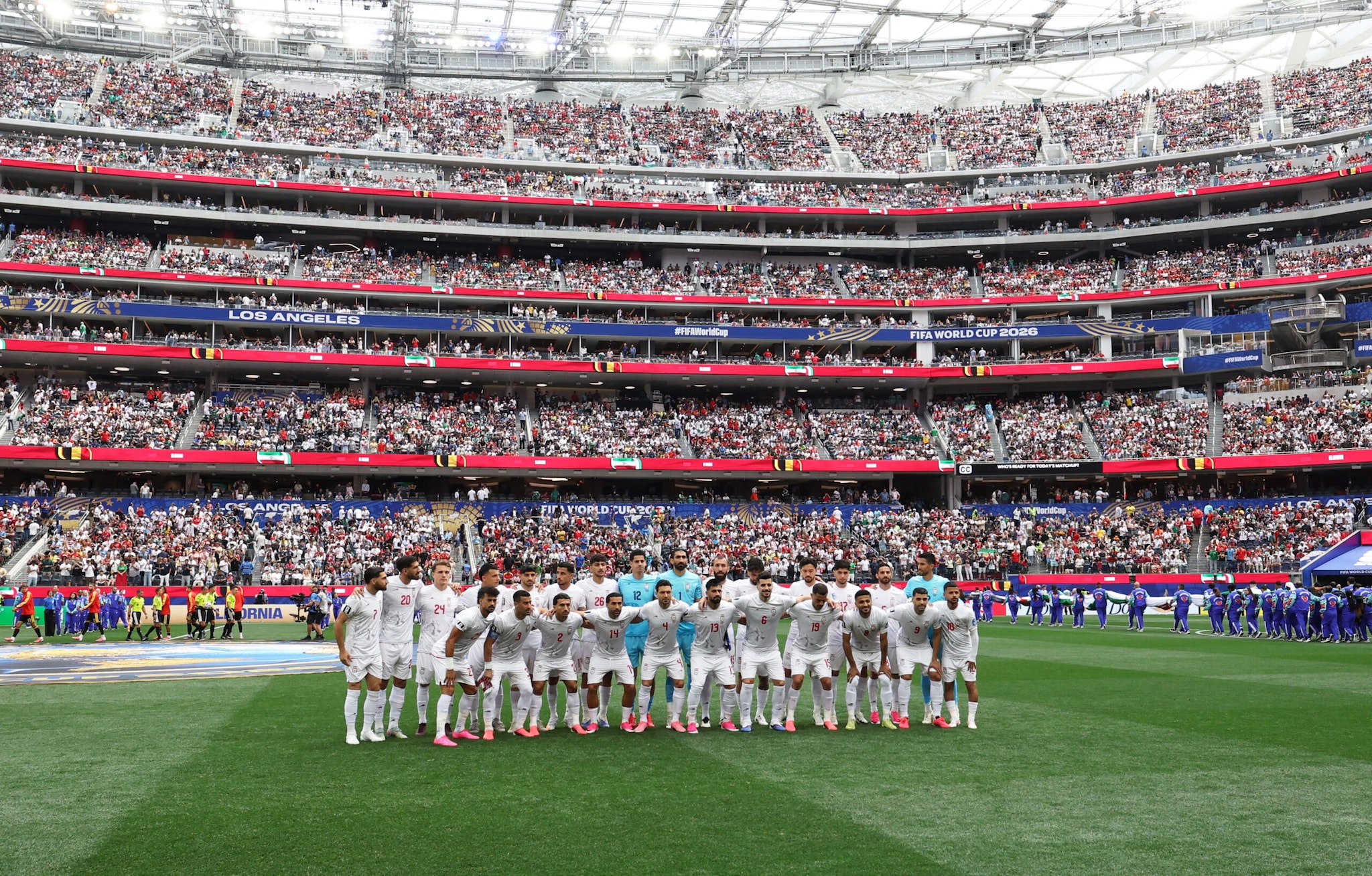 Iran soccer team leaves thank you note in LA locker room after draw with Belgium