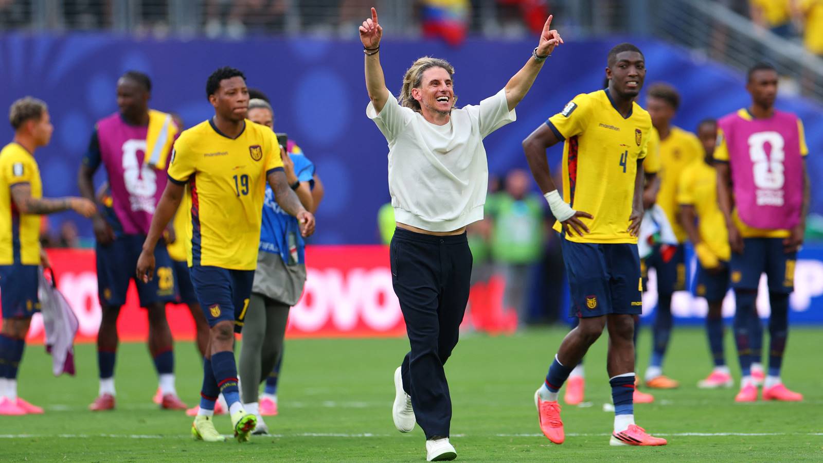 Ecuador president declares national holiday after team reach World Cup knockout phase