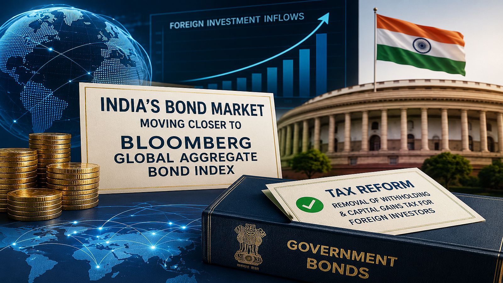 Tax reforms strengthen India's bond market appeal, say financial market veterans