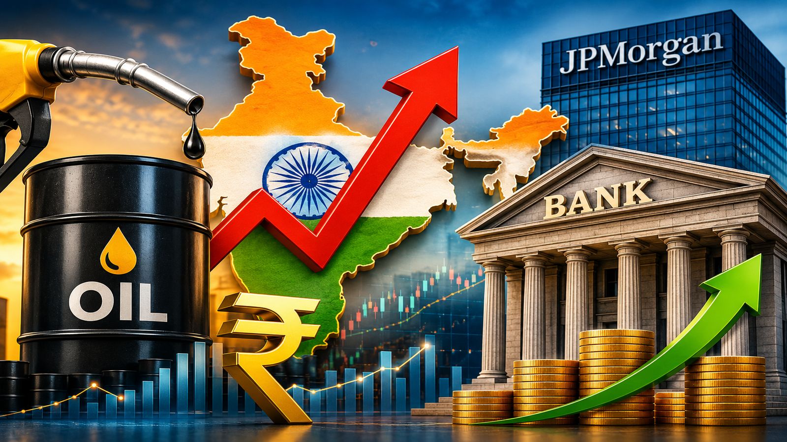 Oil prices may pressure India's growth, but JPMorgan prefers large private banks
