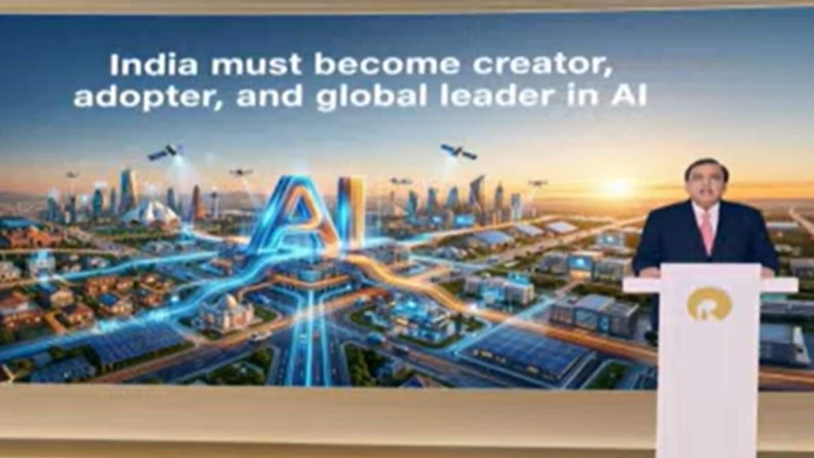Reliance Industries AGM: Akash Ambani lays out AI plans; Details here