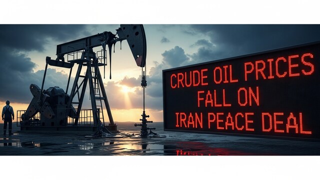 Crude oil prices fall nearly 5% after Trump announces Iran deal, Hormuz ...