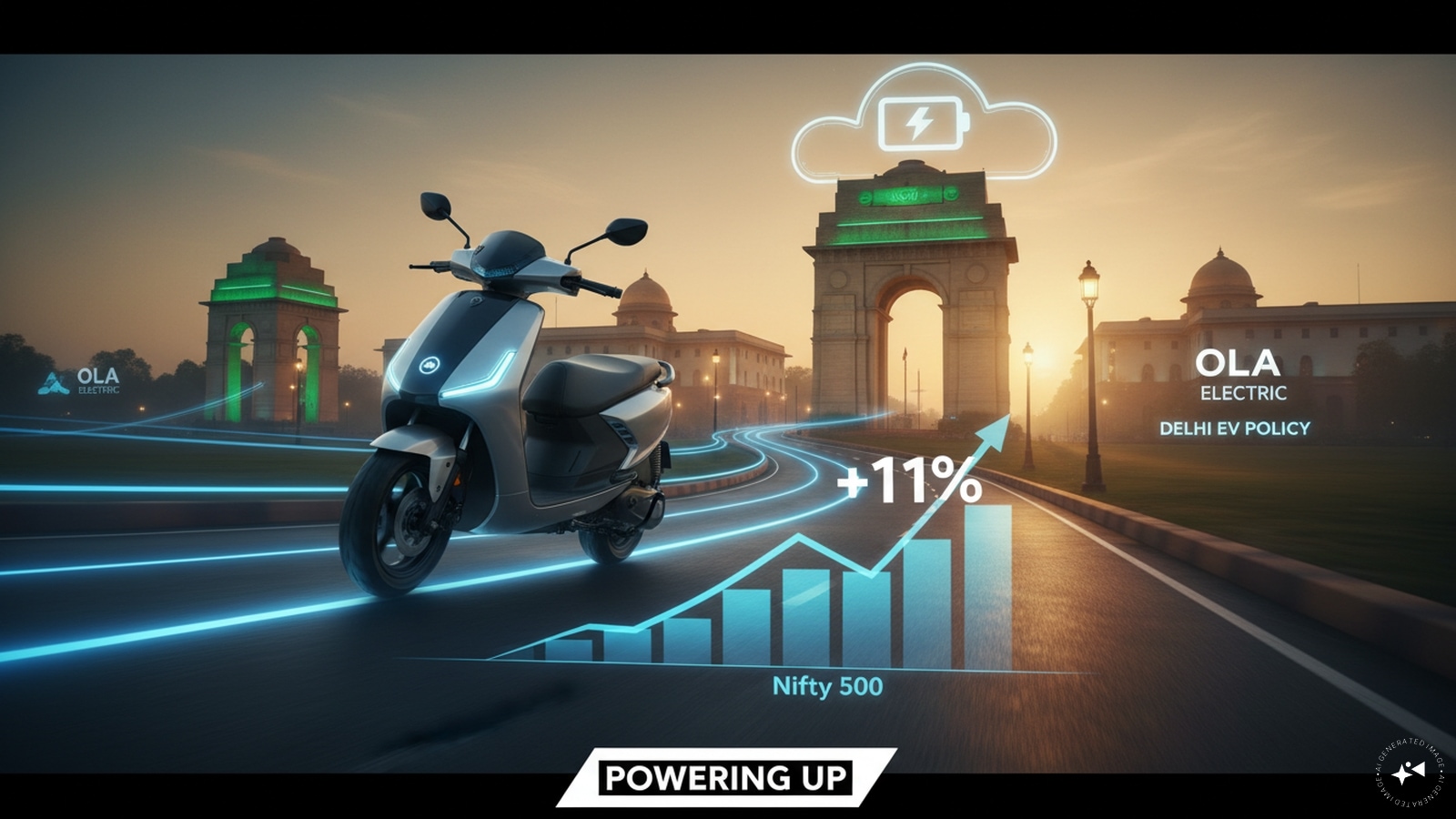 Ola Electric tops Nifty 500 gainers as Delhi EV policy boosts electric two-wheeler stocks