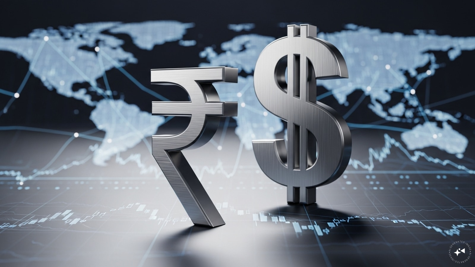 Rupee edges lower against dollar amid mixed global cues