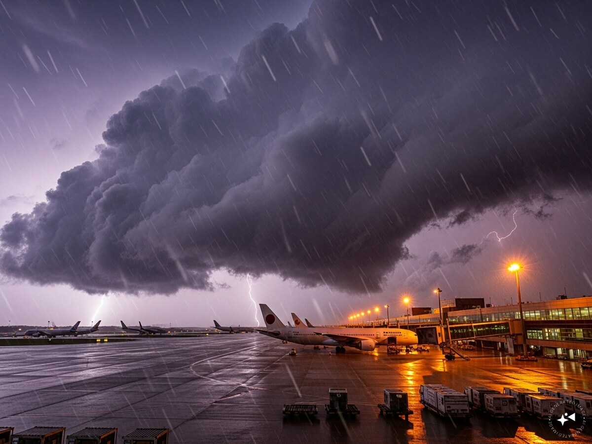 Why Japan Flight Cancellations Are Piling Up As Twin Storms Converge