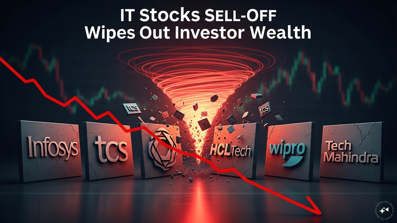IT Stocks Crash: TCS, Infosys and peers wipe out over ₹1.5 lakh crore of investor wealth