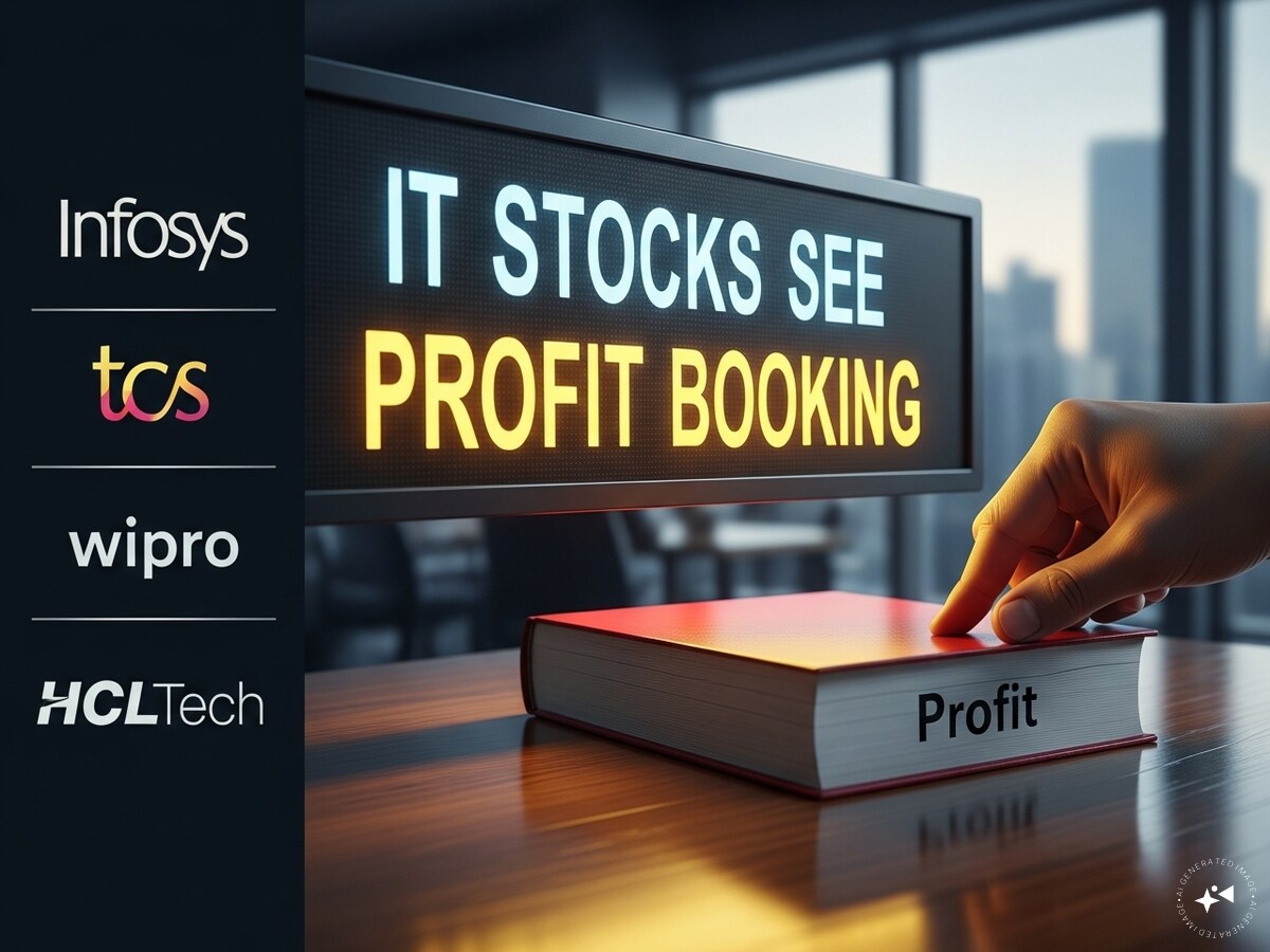 IT stocks led by TCS, Infosys fall up to 7% as profit booking sets in after relief rally