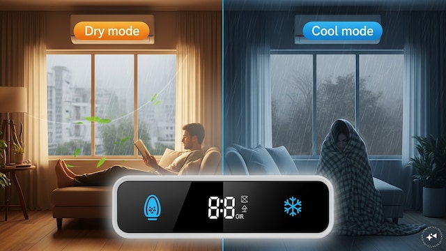 Dry mode vs cool mode: Which AC setting works better during monsoon?