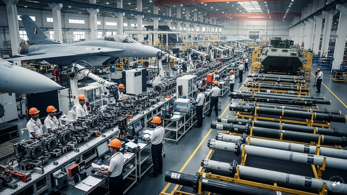 India’s annual defence production hits an all-time high of ₹1.78 lakh ...