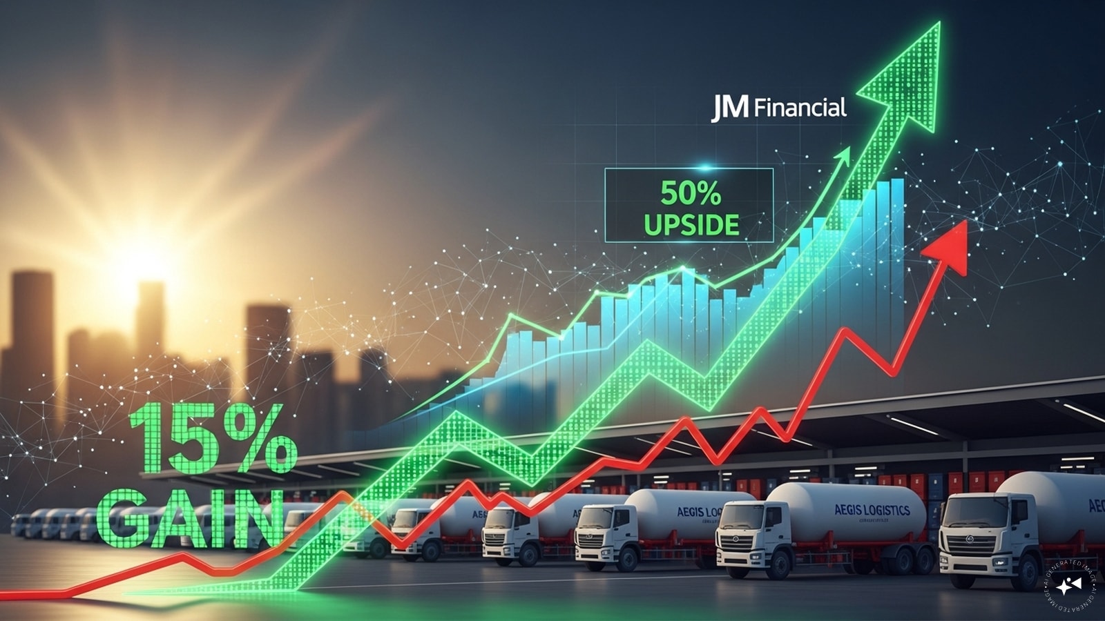 Aegis Logistics shares gain most in eight months after JM Financial projects 50% upside