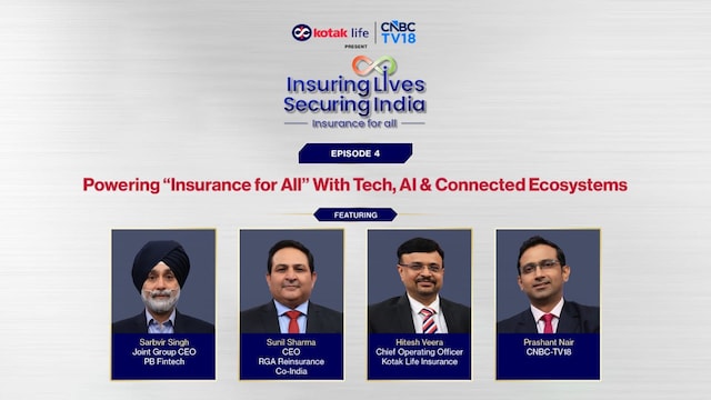 Powering "insurance for all" with tech, AI & connected ecosystems | Kotak Life & CNBC-TV18