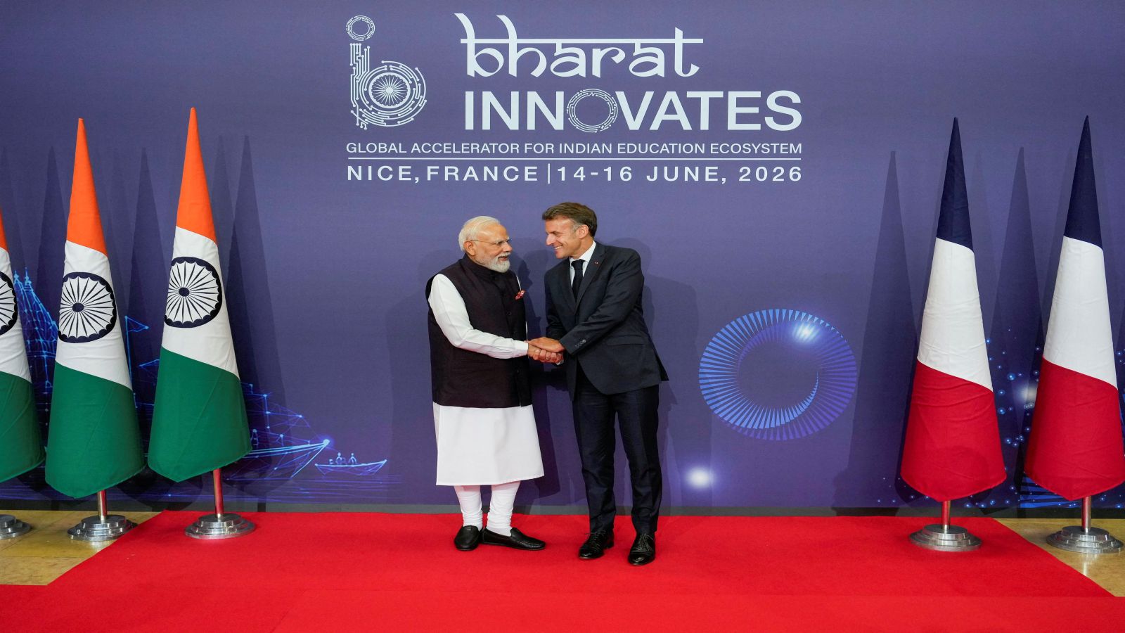 PM Modi meets Macron in France: AI, startups drive Bharat Innovates 2026 agenda