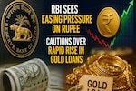 RBI sees easing pressure on rupee, cautions over rapid rise in gold loans