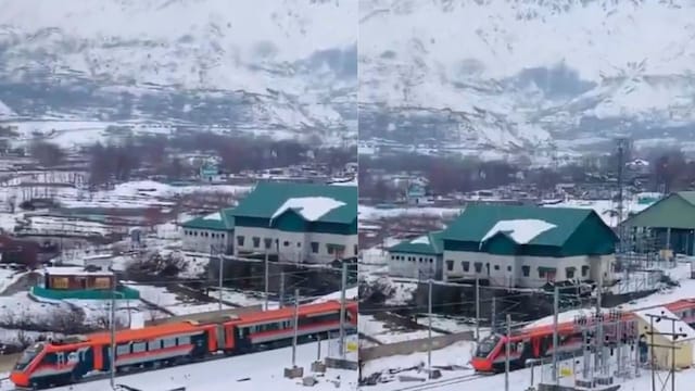 Vande at Banihal valley. (Images X)