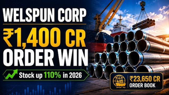 Welspun Corp shares extend 2026 gains to 110% after another ₹1,400 crore order win