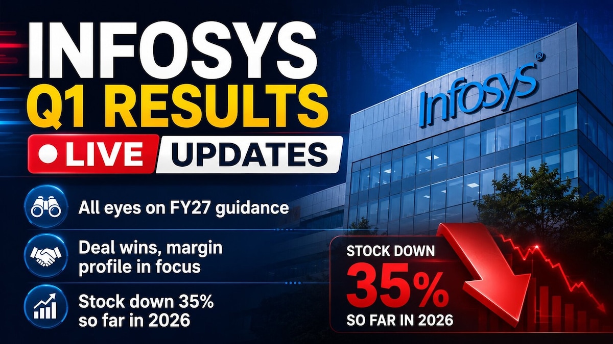 Infosys Q1 Results LIVE Updates: All eyes on FY27 guidance revision, deal wins