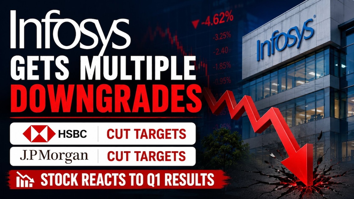 Infosys shares fall 2% after multiple downgrades, price target cuts after Q1 results