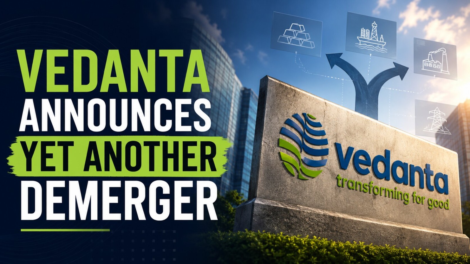 Vedanta Ltd. to demerge real estate business into Vedanta Property Platforms Limited, aiming to unlock significant value for stakeholders; Q1 profit surges 71.8% to Rs 5,473 crore