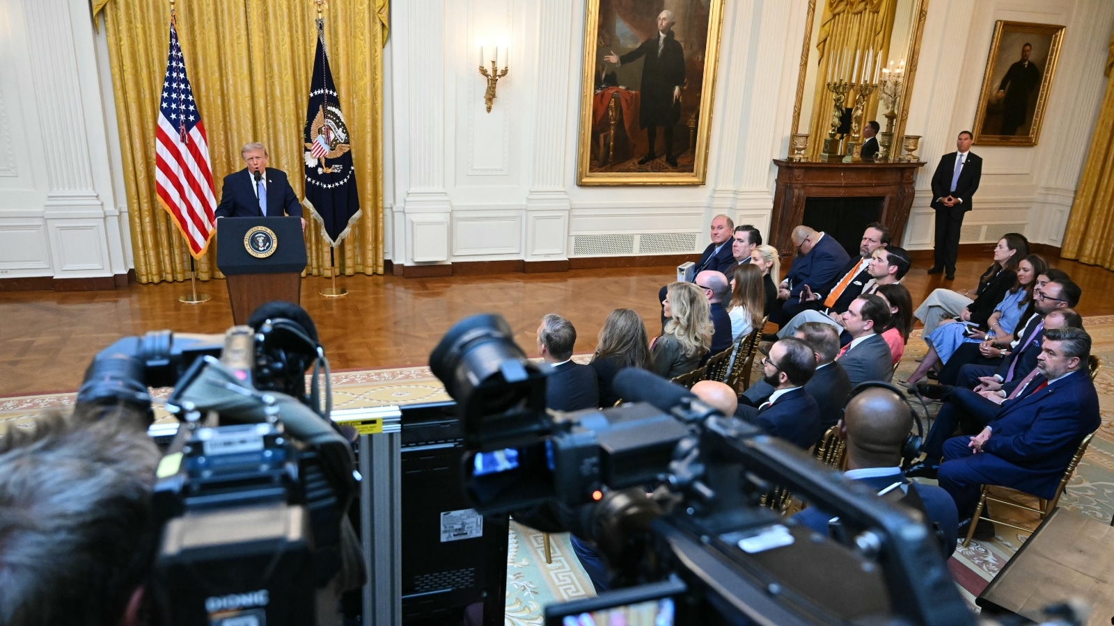 Why The Media Finally Walked Away From Trump’s Latest Primetime Address