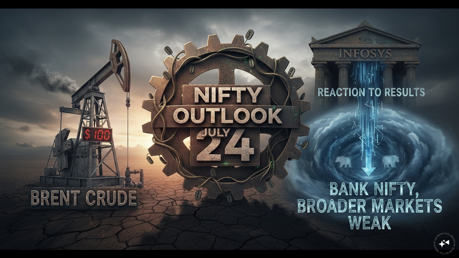 Nifty Outlook for July 24: $100 crude, Infosys results may keep bullish sentiments sour