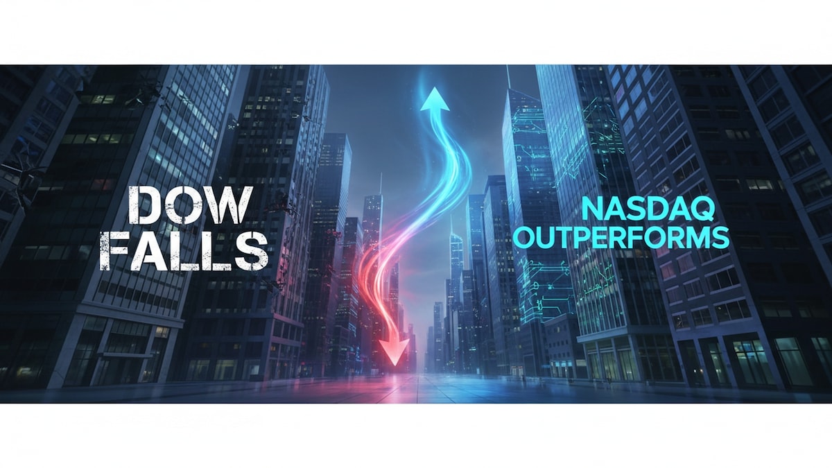 Explained – Why the Dow fell 600 points on Wednesday but Nasdaq ended with gains