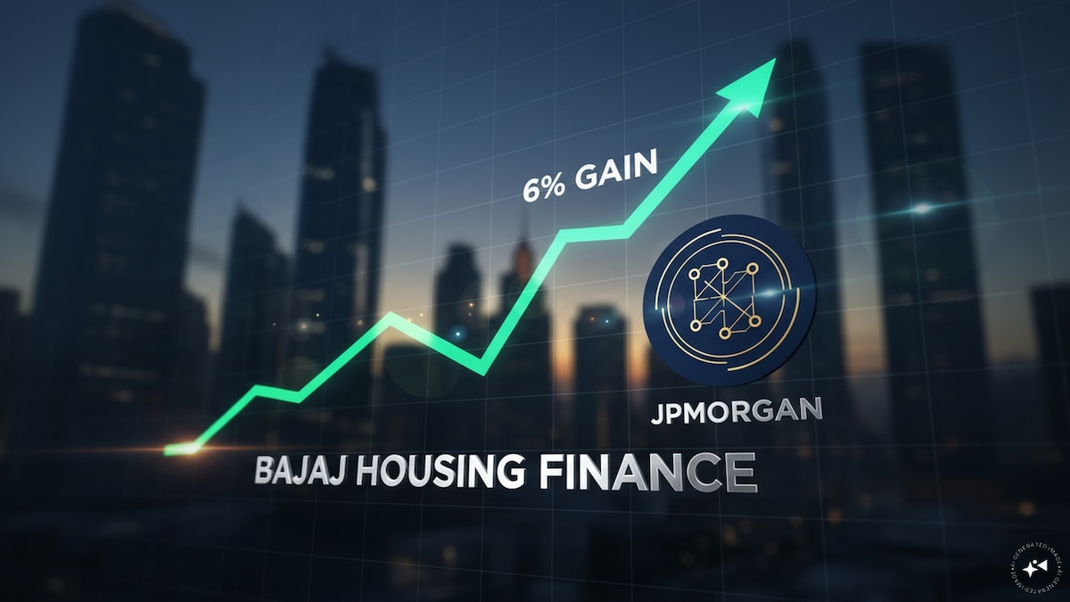 Bajaj Housing Finance Shares Rise 6% Following JPMorgan Upgrade